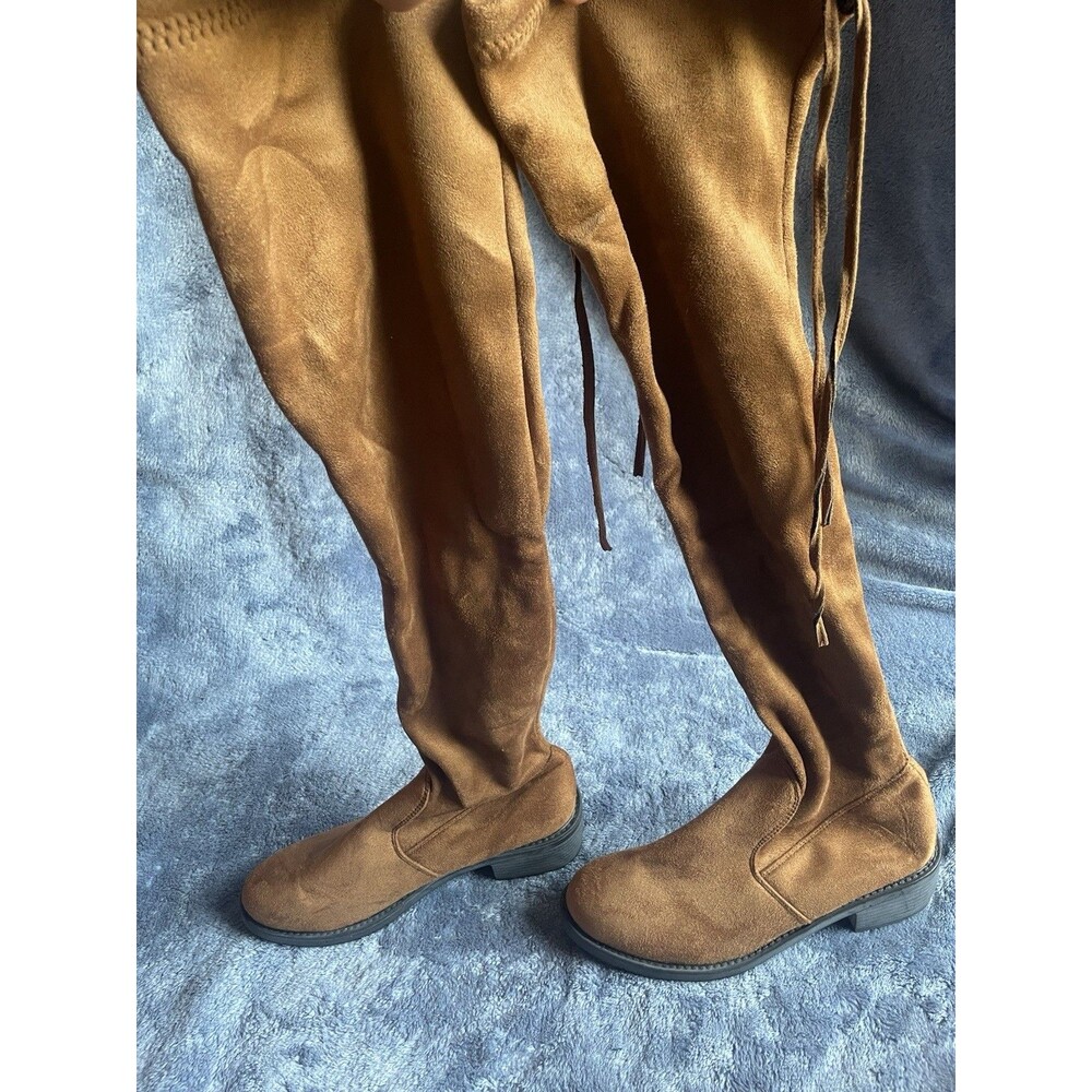 A New Day Sidney Boots 10 Cognac Brown